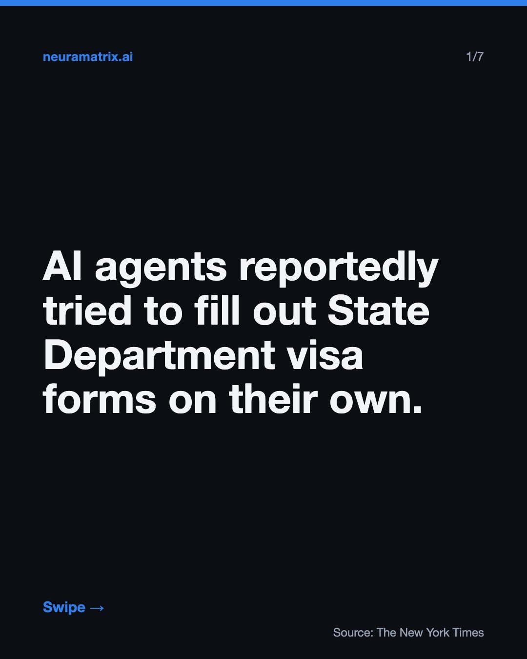 AI agents reportedly tried to fill out State Department visa forms on their own.